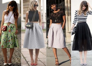 Saia Midi: Saiba como usar os modelos plissado, godê, justo, preto, jeans e muito mais!