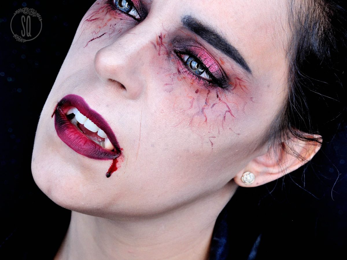 maquiagem de vampira