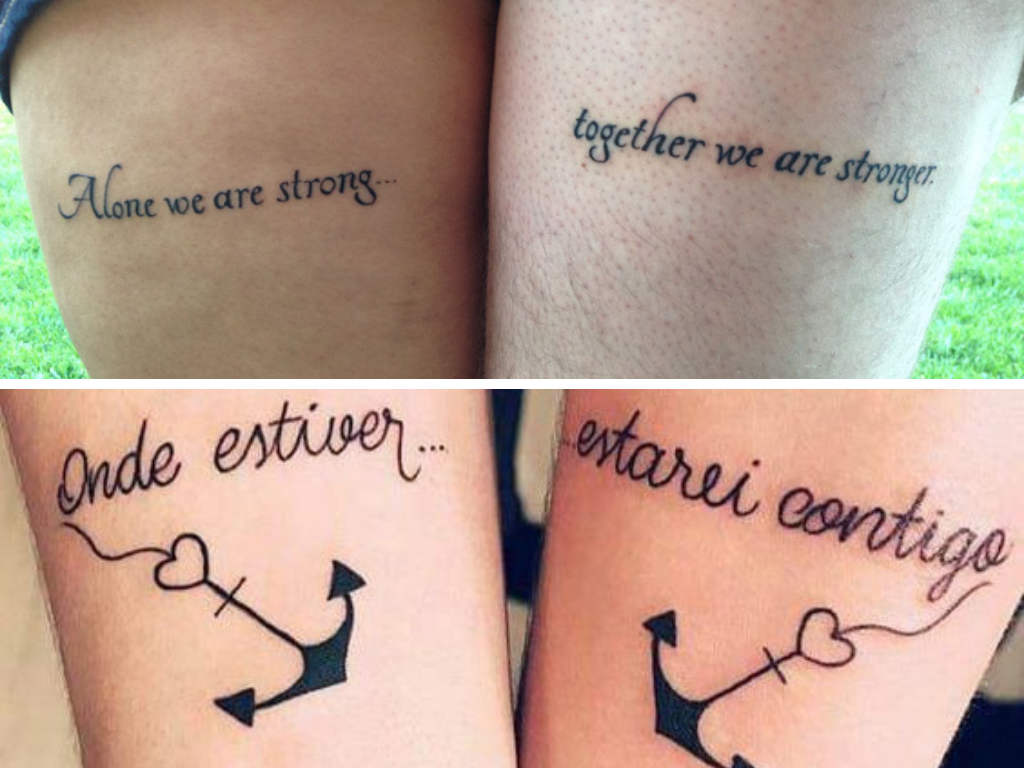 Frases para tatuagem de casal, de amizade, para mãe e