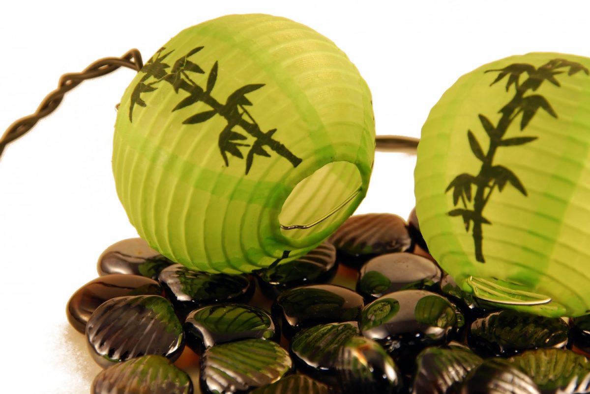  Feng Shui pedras e bolas verdes