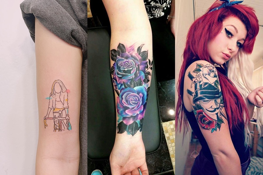 exemplos de tattoos coloridas