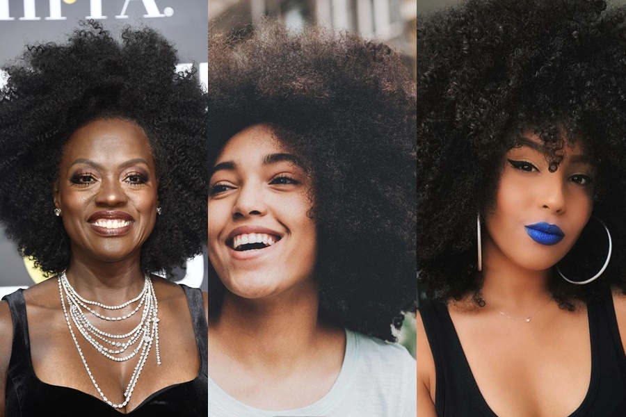 mulheres que usam black power